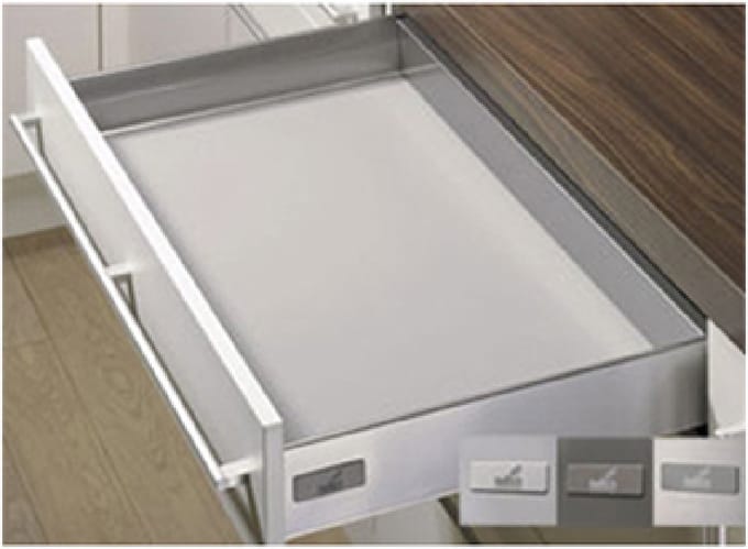 Hettich innotech ladezijkant 620mm zilver79557 ( a 1 st )