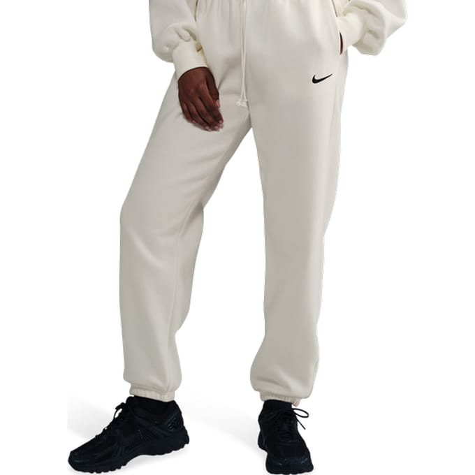 Nike Sportswear Broeken Dames - Wit - Maat 36 - Katoen Jersey