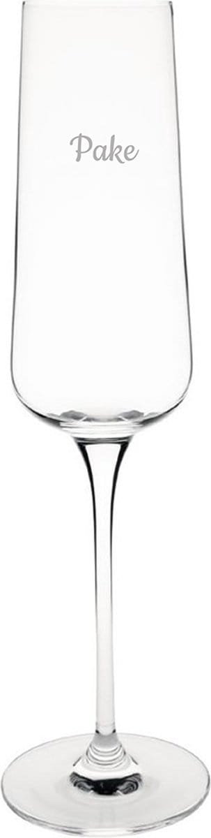 Gegraveerde Champagneglas 27cl Pake