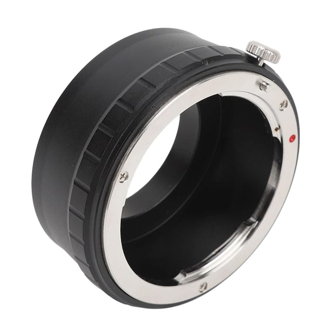 PK Lens naar M43 Adapter Aluminiumlegering Handmatige Focus Camera Lens Converter Ring met Dop voor Pentax black