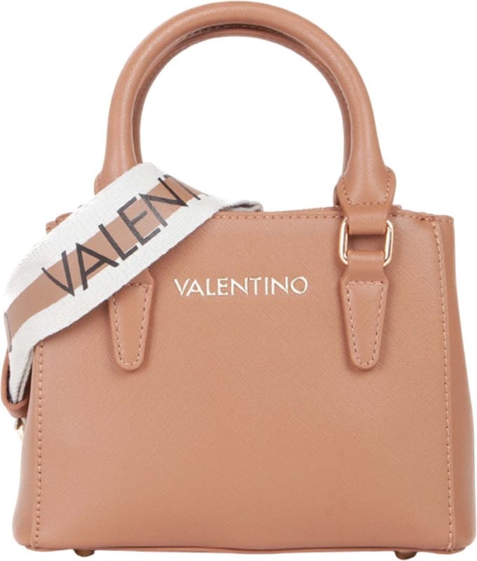 VALENTINO Handtas Schoudertas Zero Re Mini Shopping Bag Cuoio Bruine