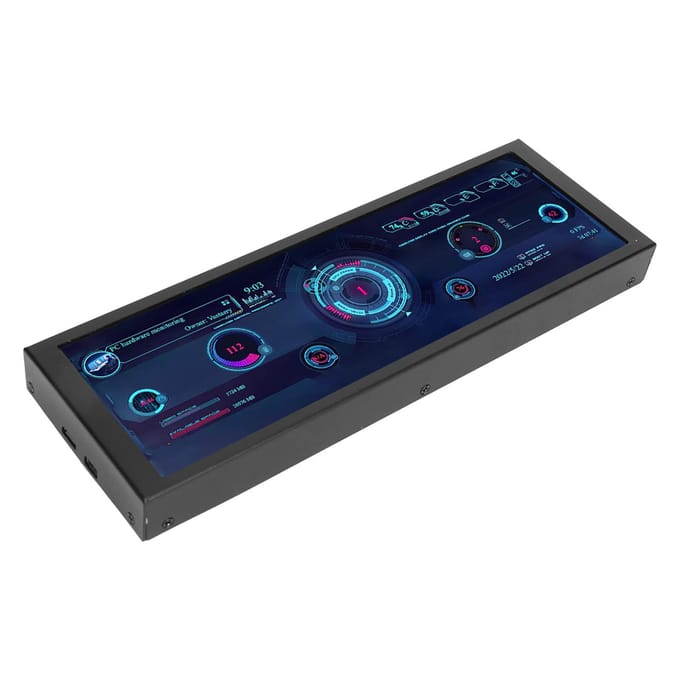 PC CPU Data Monitor 7.9 Inch IPS Aanpasbare Thema Editor Auto Uit USB Voeding Dimbare Computer