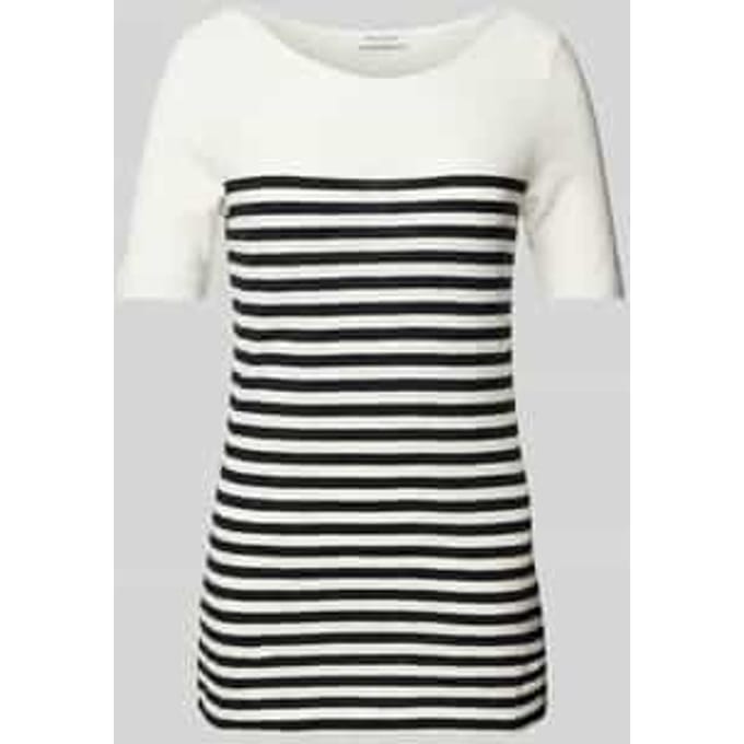 Regular fit T-shirt van puur katoen