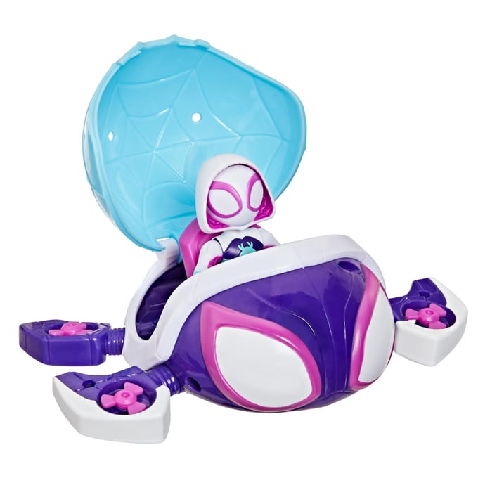 Hasbro Marvel waterspeelgoed Spidey Ghost Schildpad met kleurverandering.