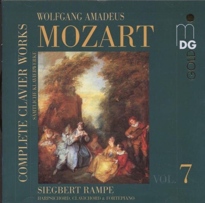 Siegbert Rampe - Mozart: Complete Clavier Works Vol. 7 (CD)