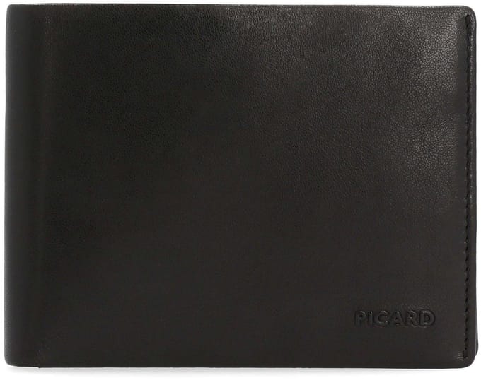 PICARD Leren Portemonnee London Wallet Black Zwart