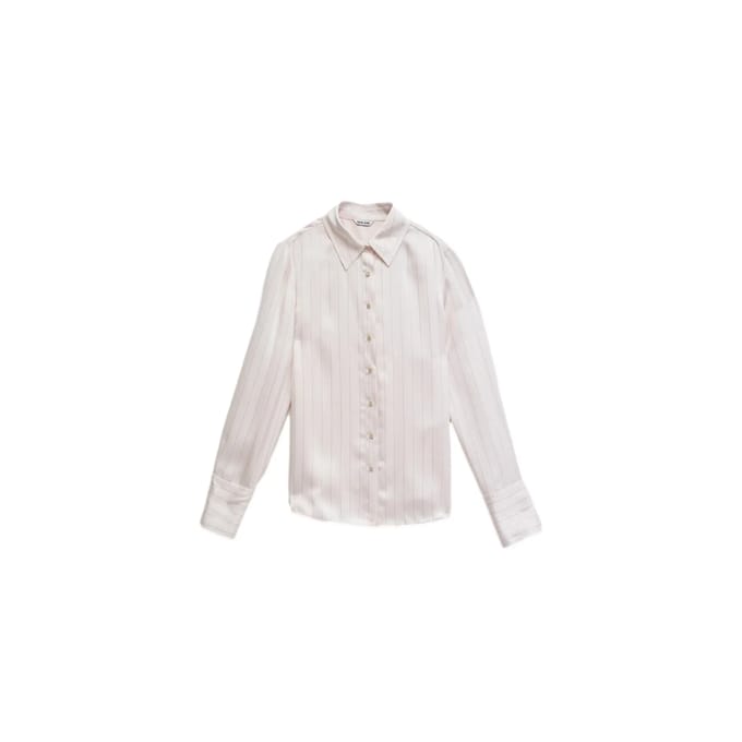 Gestreepte satijnen blouse dames Salsa Jeans