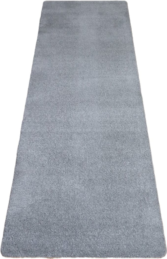 PRIMA - Soft - Badmat - Wastafelmat - loper - grijs - 60x180cm - antislip