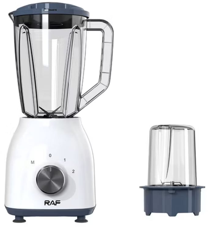 RAF - Blender - Blender 1.8L - 220V - Wit - Incl. mini Blender - Krachtige keuken blender - Smoothie Blender