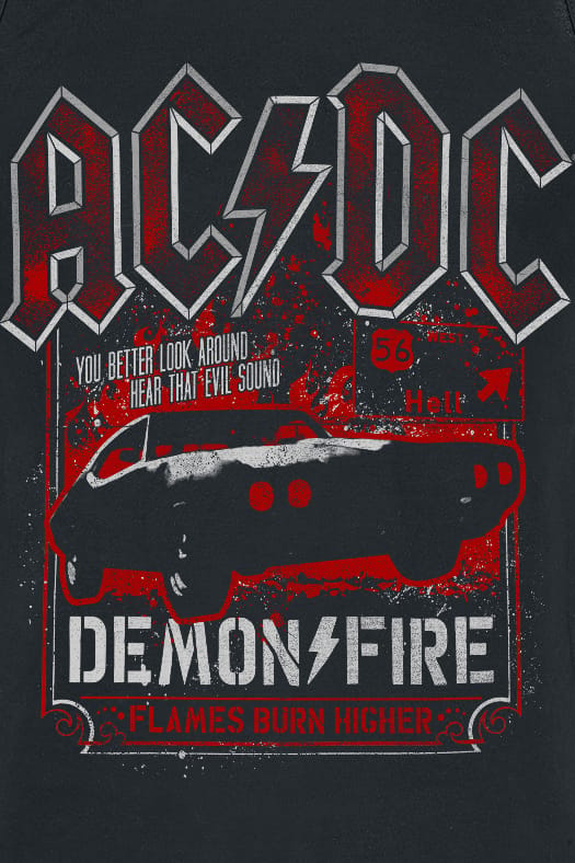 AC/DC Demon Fire Hell Heren Tanktop - zwart - L