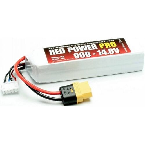 Red Power LiPo accupack 14.8 V 900 mAh Aantal cellen: 4 60 C Softcase XT60