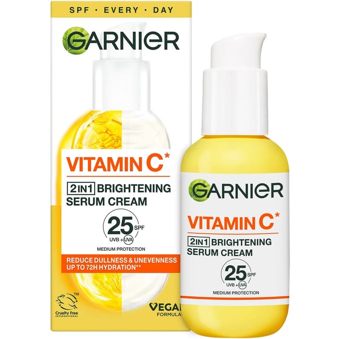 Garnier Vitamine C Serum Crème met 20% Vitamine C en SPF25 50 ml