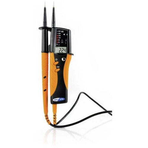 HT Instruments HT8 Tweepolige spanningstester CAT III 690 V, CAT IV 600 V Akoestisch, Staafdiagram, LCD, LED