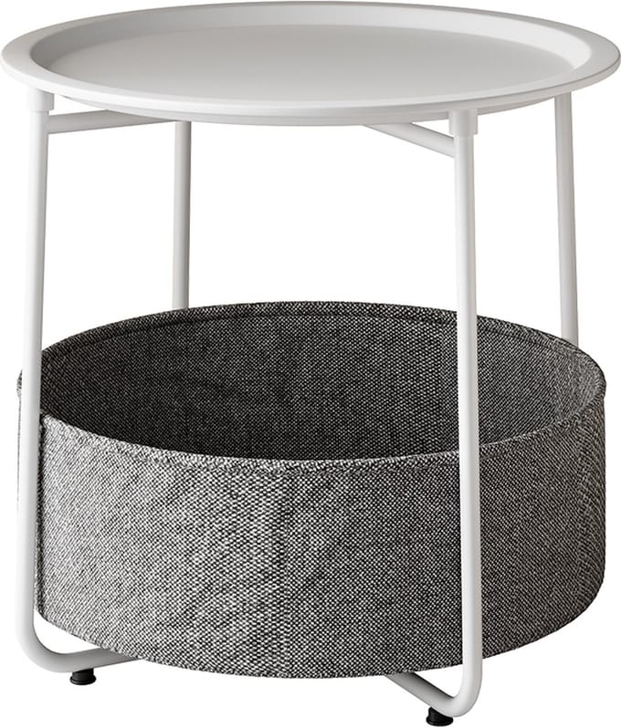 Vicco Liva Salontafel – 47 x 50 cm Wit