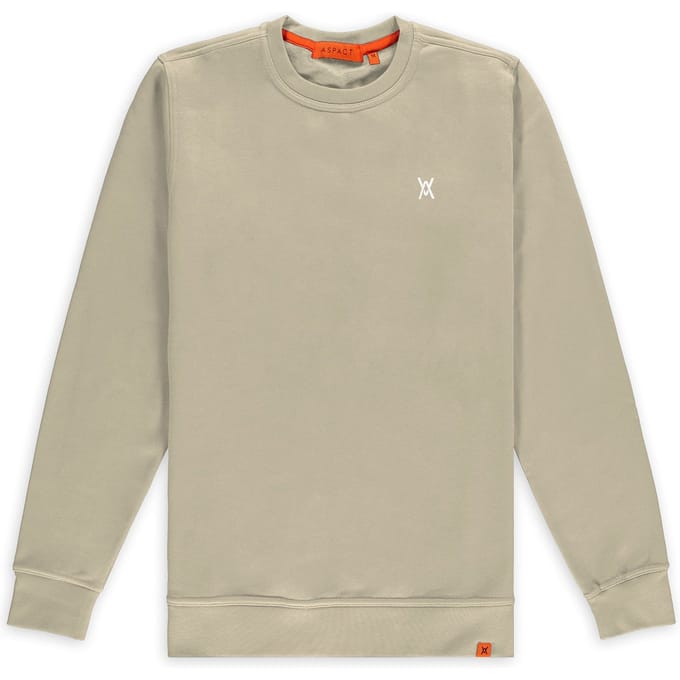 Aspact Zavi Crewneck Beige Größe: S | Pullover Outlet | Unisex | Braun