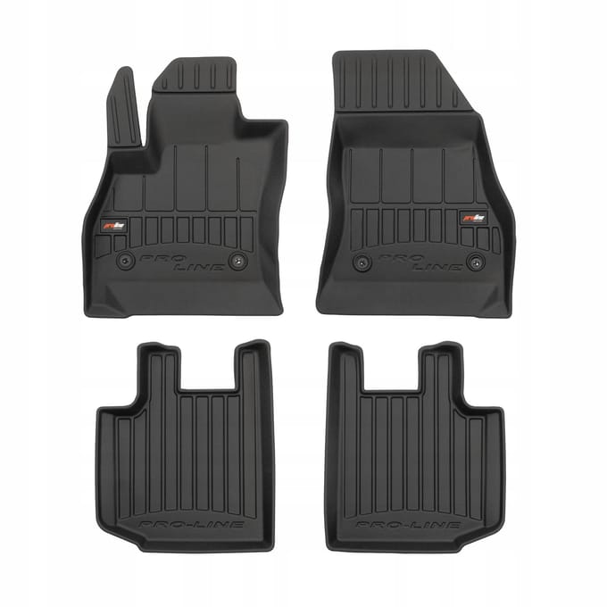 FROGUM PROLINE – Rubber automatten set met kofferbakmat – Modelspecifiek – Geurloos TPE – Extra hoge rand