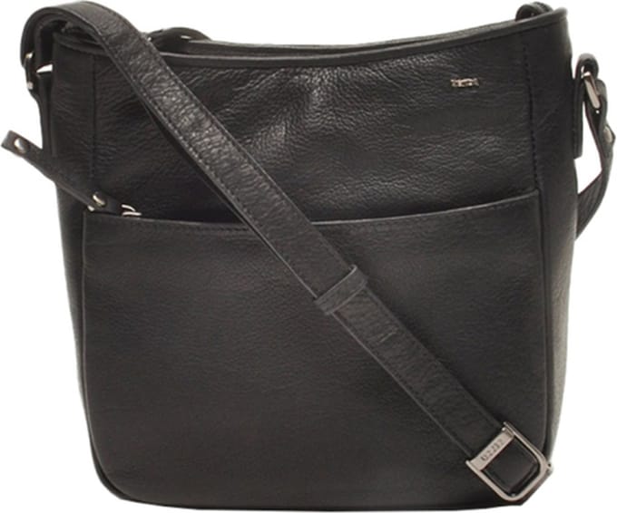 Berba | Lucca | Crossbody tas | Schoudertas | Dames | Zwart | Leer