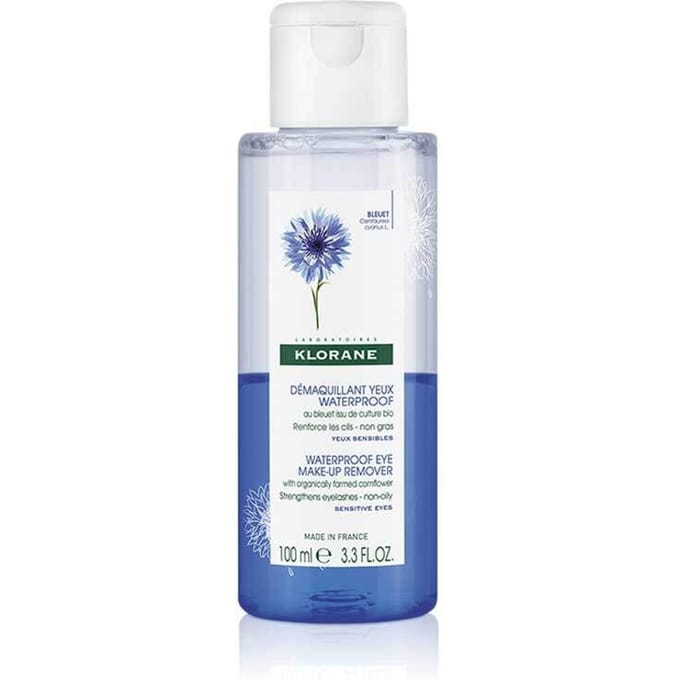 Klorane BIO Korenbloem Waterproof oog make-up remover | Gevoelige ogen 100 Oplossing
