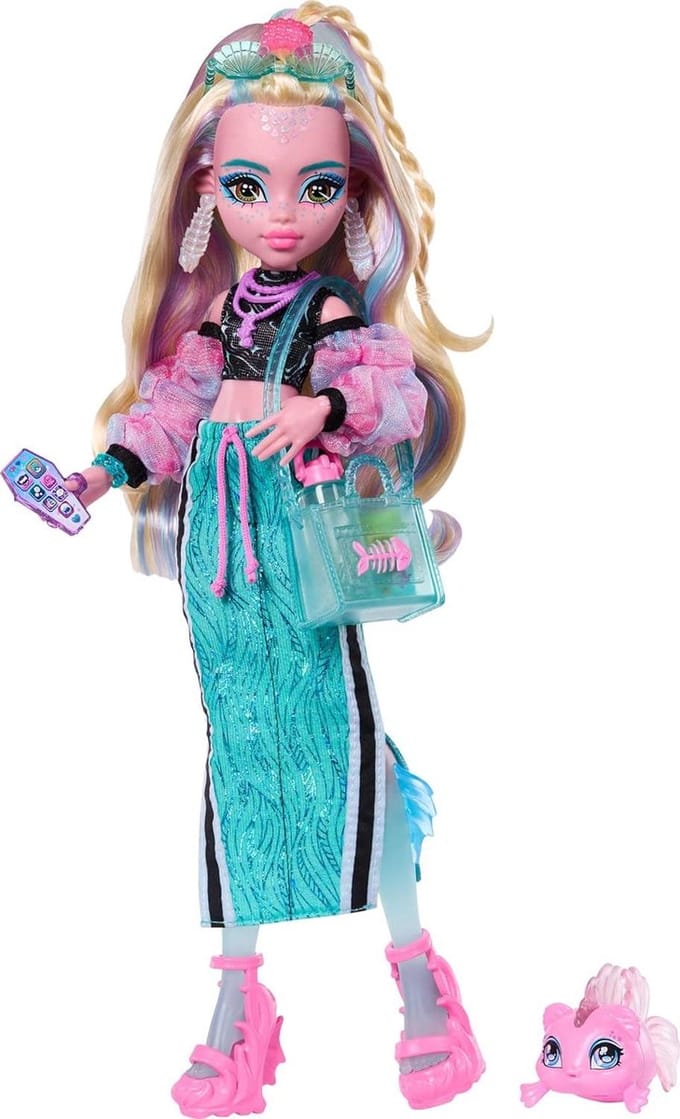 Lagoona Blue Pop - Zeemonster Pop - Mode en Avontuur - Inclusief 7 Accessoires - 11.248 inch - Veelkleurig