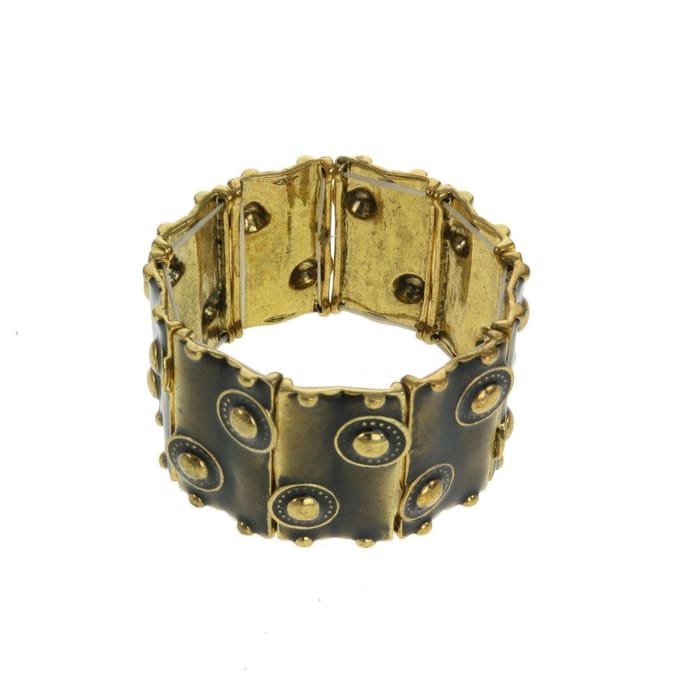 Behave - Vintage rekarmband - Goudkleurige look - Statement accessoire