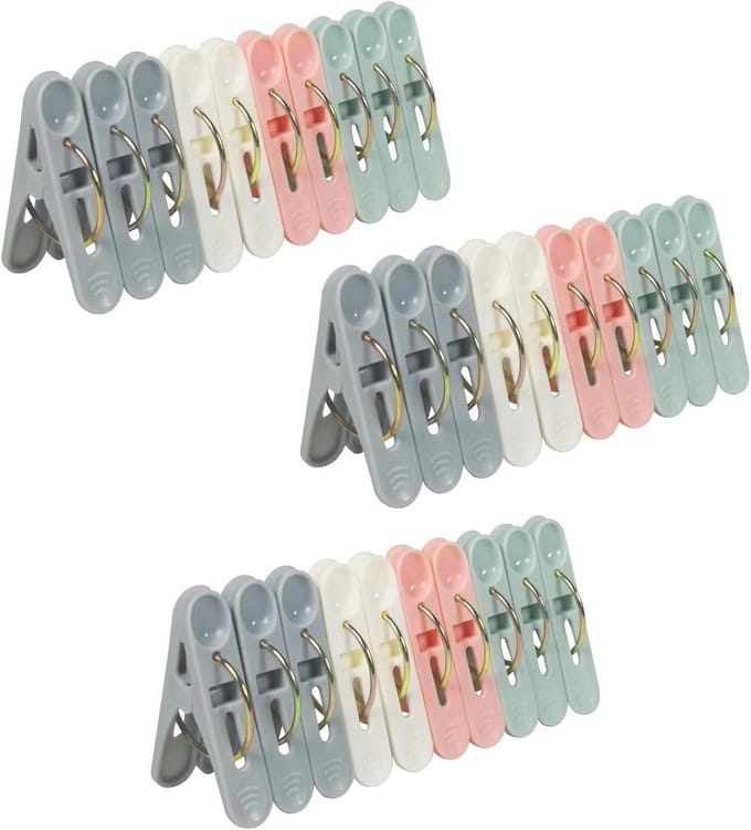 Kleurige Antislip Wasclips met Duurzame Grip - Set van 50
