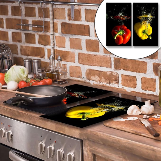 TMK ArtDeko - Snijplank - 30x52 cm - Glas - Inductiekookplaten