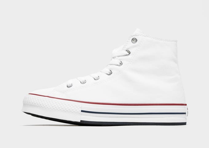 Converse All Star High Platform Junior - Wit - Kind, Wit 35.5