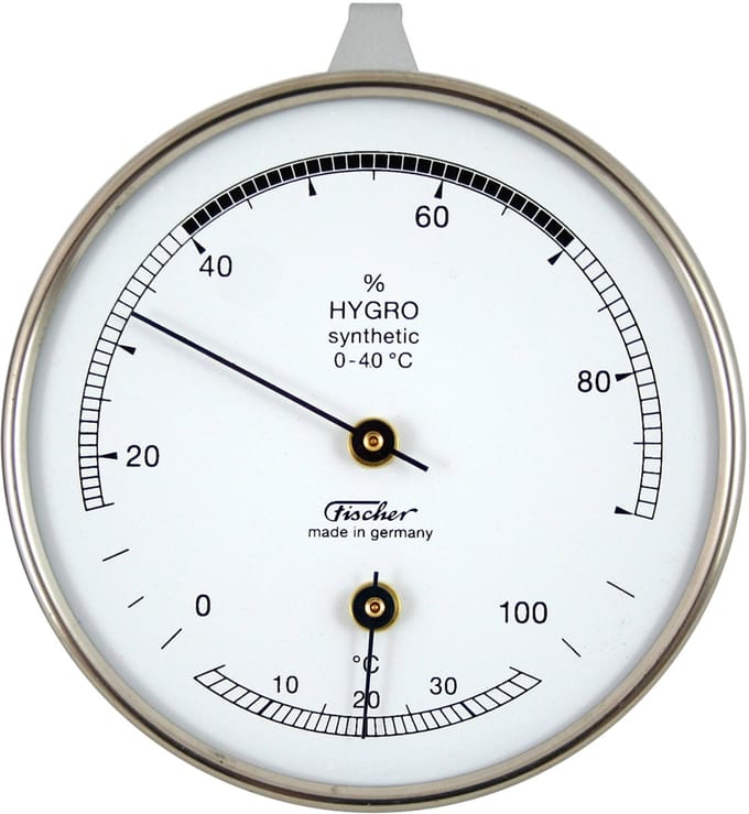 Fischer - Thermometer / Hygrometer - Binnenklimaat - Ø87 mm