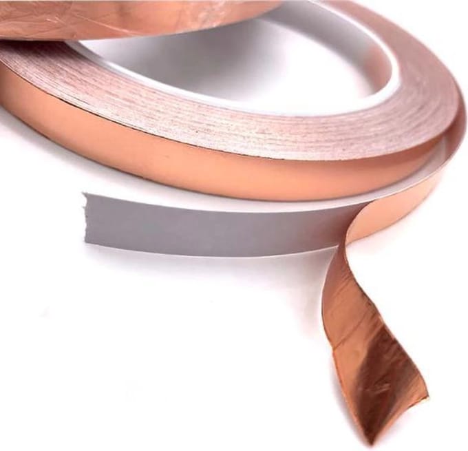 Koper tape 6mm (20 meter) | Tuin - Slakken