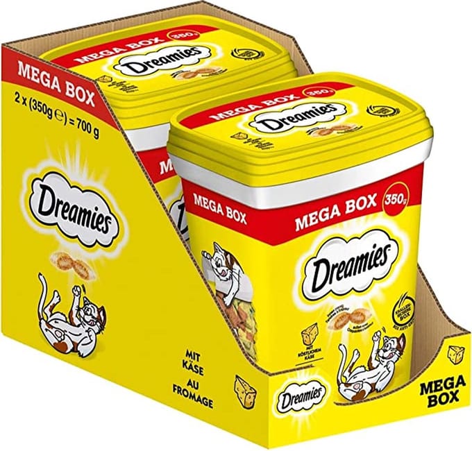2x Catisfactions - Kattensnack met Kaas - Maxi Tub - 350g