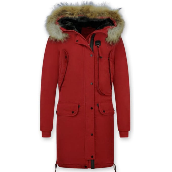 Gentile Bellini Winterjas parka met bontkraag