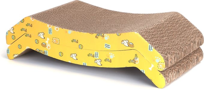 Nobleza Krabplank voor Katten - 2 Stuks - Met Catnip - Karton - 44 x 22 x 12 cm