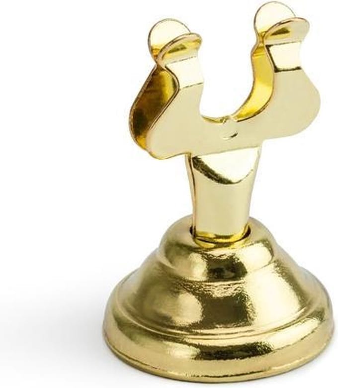 Plaatskaart houder goudkleur