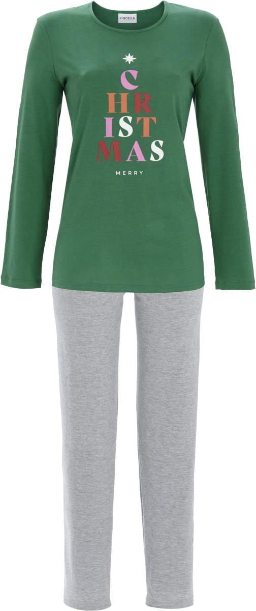 Kerst pyjama boom Ringella - Groen - Maat - 44