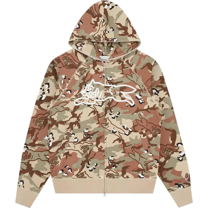 Volledige rits sweatshirt Icecream Choc Chip Rnning Dog