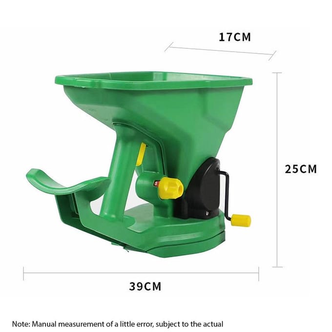 1,5L Handheld Zaadverspreider Handmatige Kleine Zaaimachine Veldbemestingsmachine Multifunctioneel Gazon groen