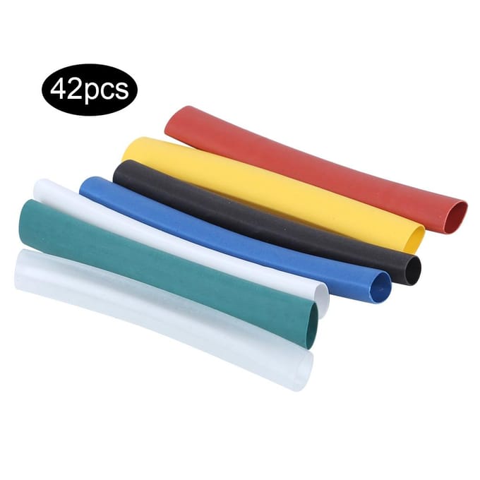 42 Stuks Krimpkous Draadwikkelmouwen Datakabel Beschermhuls 63mm Waterdicht