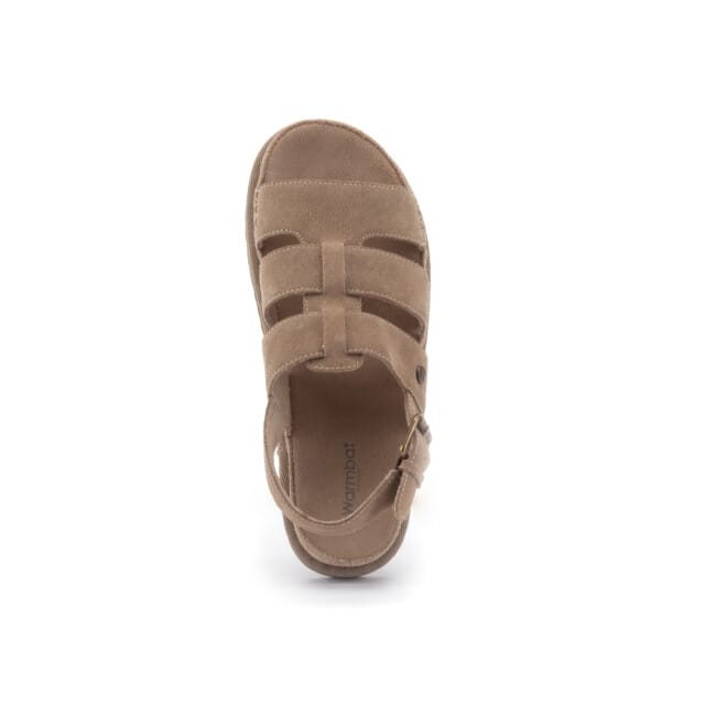 Warmbat Wenlock Suede Dames Sandalen - Stone