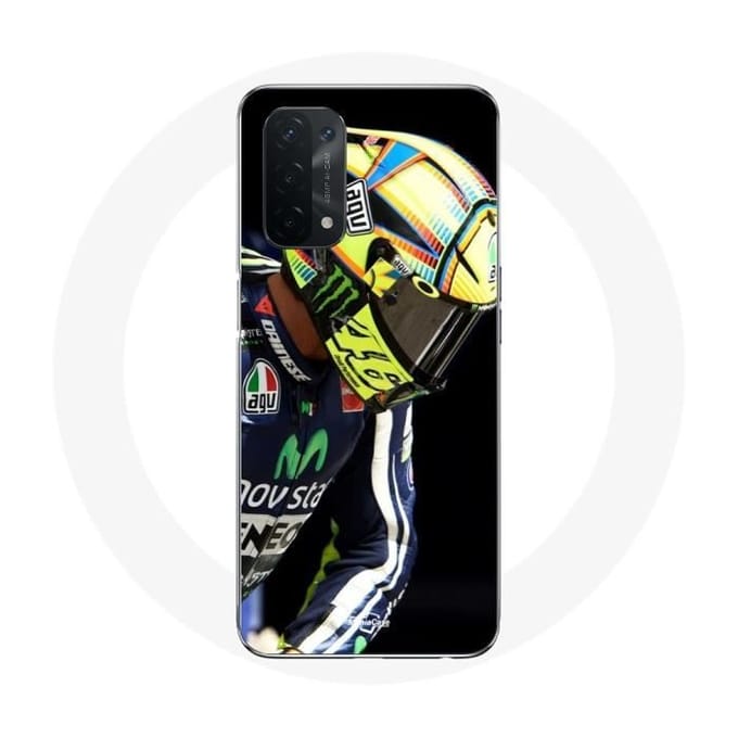 Coque - Valentino Rossi - Oppo A74 - Souple - Noir - Numéro 46