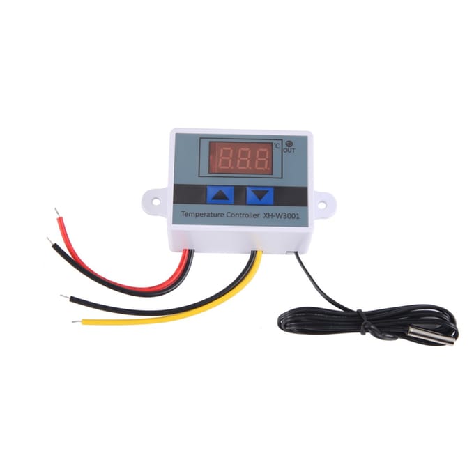 12V LED digitale temperatuurregelaar met bedieningsschakelaar