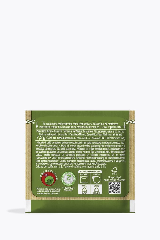 Caffè Borbone Miscela Deka 150 E.S.E. Pads