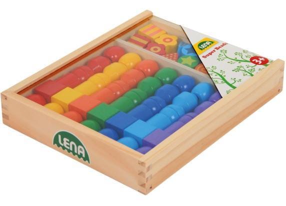 Lena Grote Houten Kralen Cassette