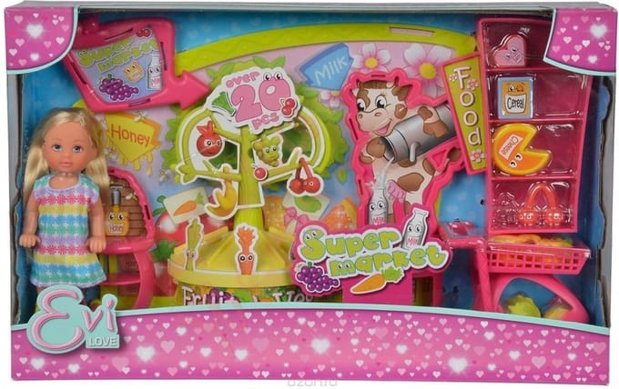 Doll of Evi "Supermarket" "Simba" 4006592574581