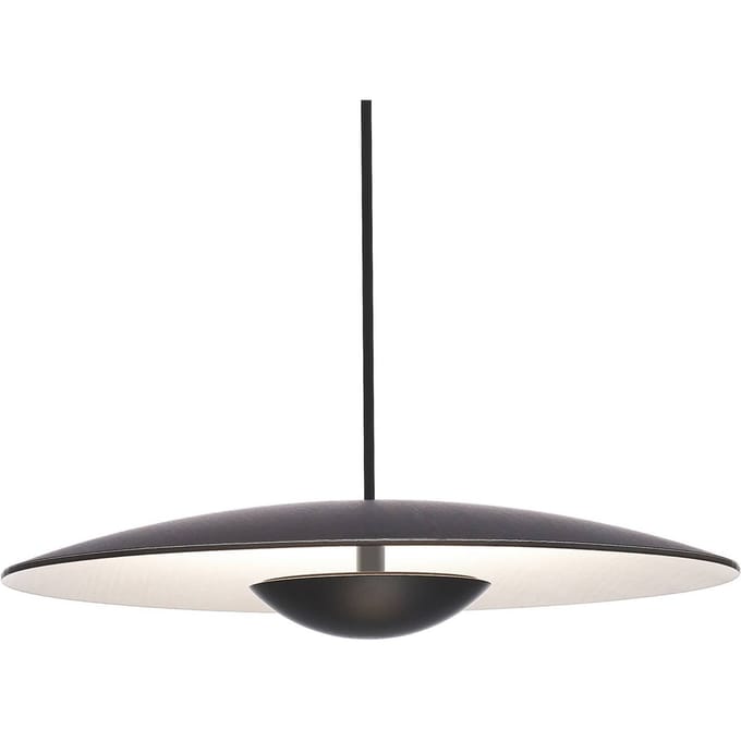 MARSET Ginger LED hanglamp Triac Ø32cm wengé/wit