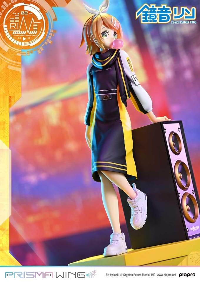Prime 1 Studio Vocaloid Piapro Characters Prisma Wing PVC Statue 1/7 Kagamine Rin (Art by lack) 21 cm Beeld