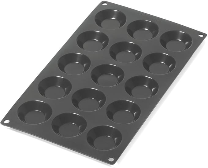Lékué Bakvorm 15 Tartelettes - Siliconen - Black