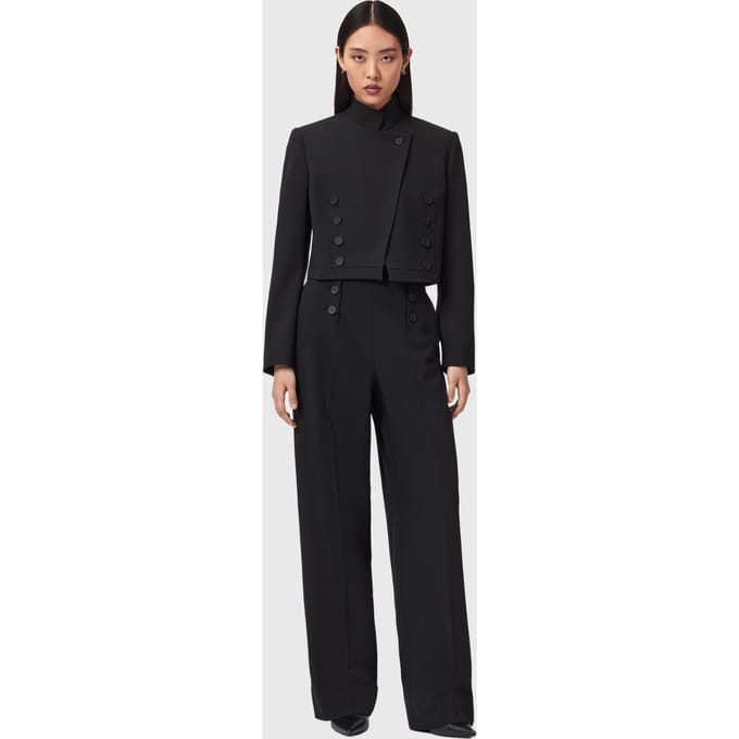 AllSaints Raina Blazer Black Taglia: 2 | Blazers Outlet | Donna | Nero