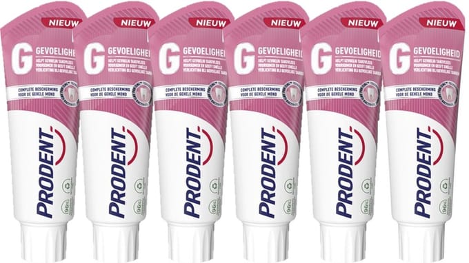 Prodent Tandpasta Gevoeligheid & Tandvlees - 6 x 75 ml
