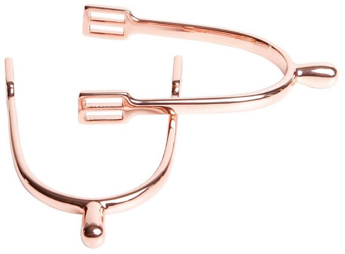 Harry's Horse Sporen knop rvs Rosegold