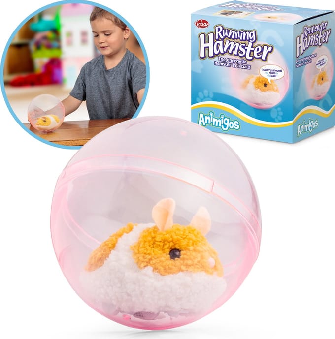 Harry De Rennende Hamster Bewegend Speelgoed Hamsterbal Batterijen Rollende Loopbal Speelbal Bal